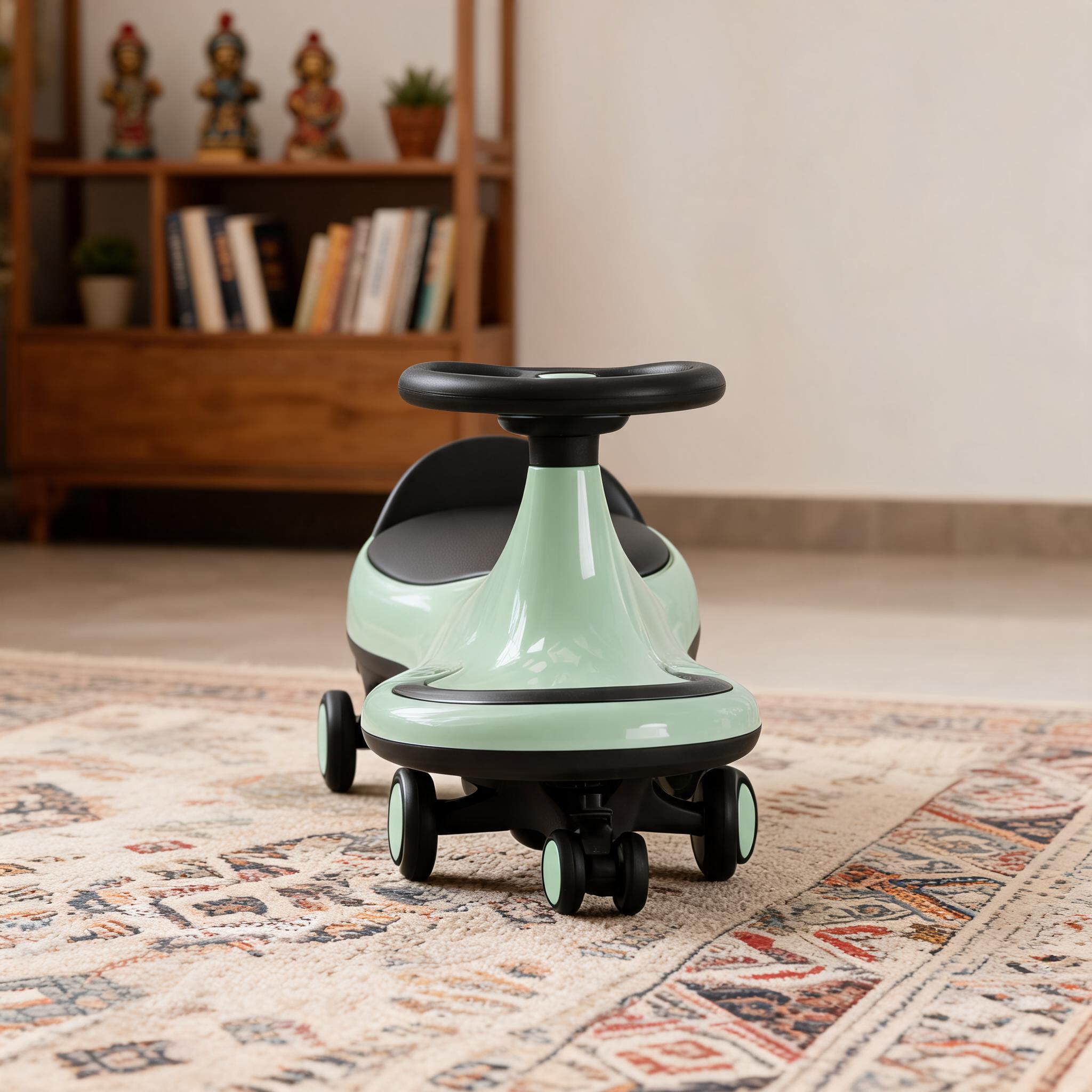 Mint Green Baby Ride On Toy Car