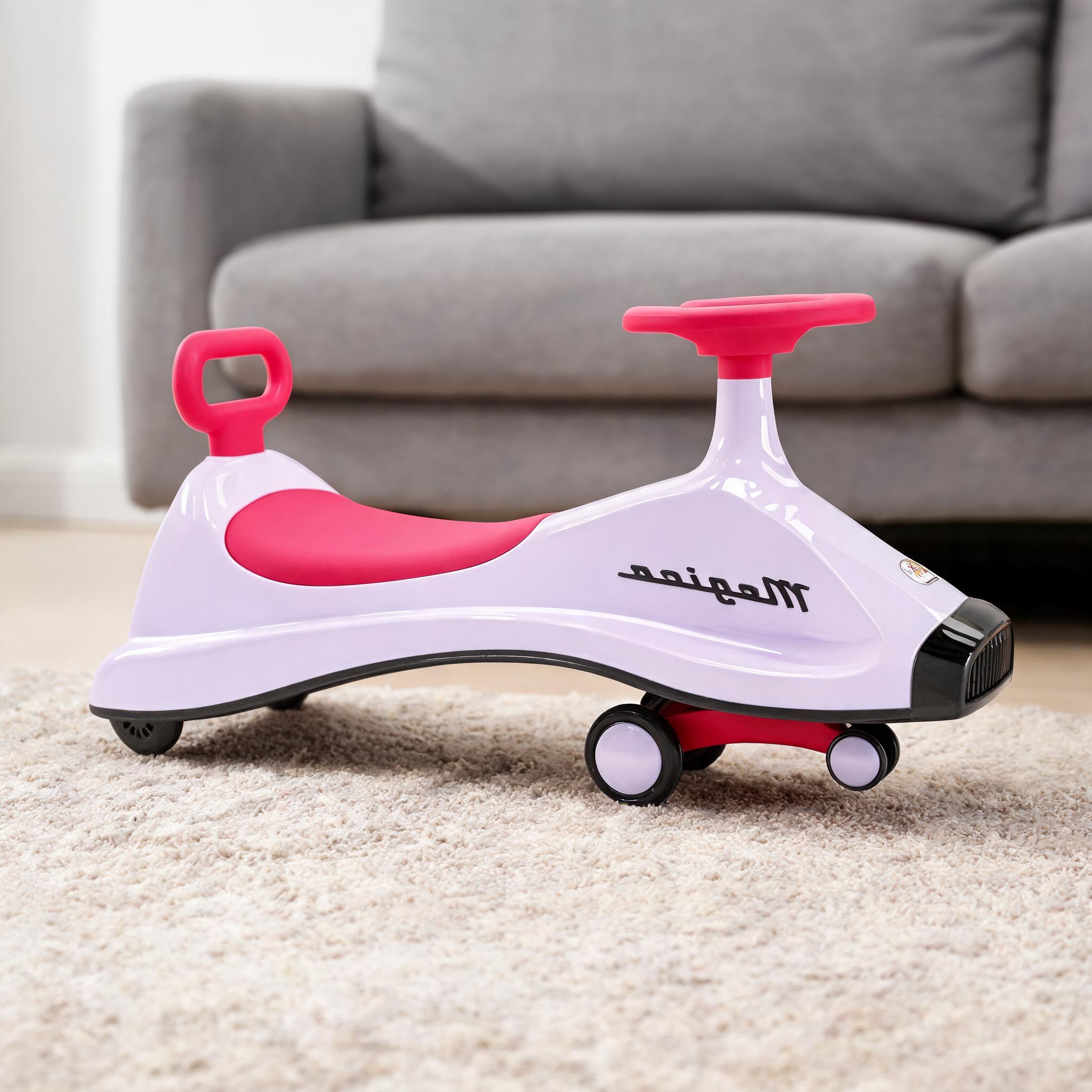 Pink Ride On Wiggle Car For Kids
