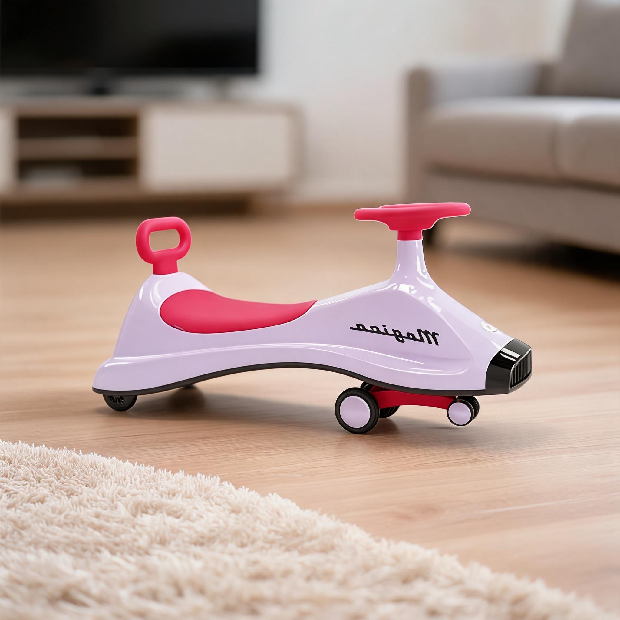 Pink Ride On Wiggle Car For Kids