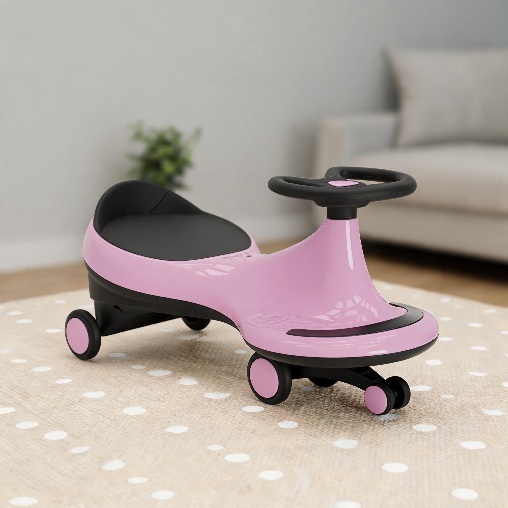 Pink Ride On Wiggle Car For Kids
