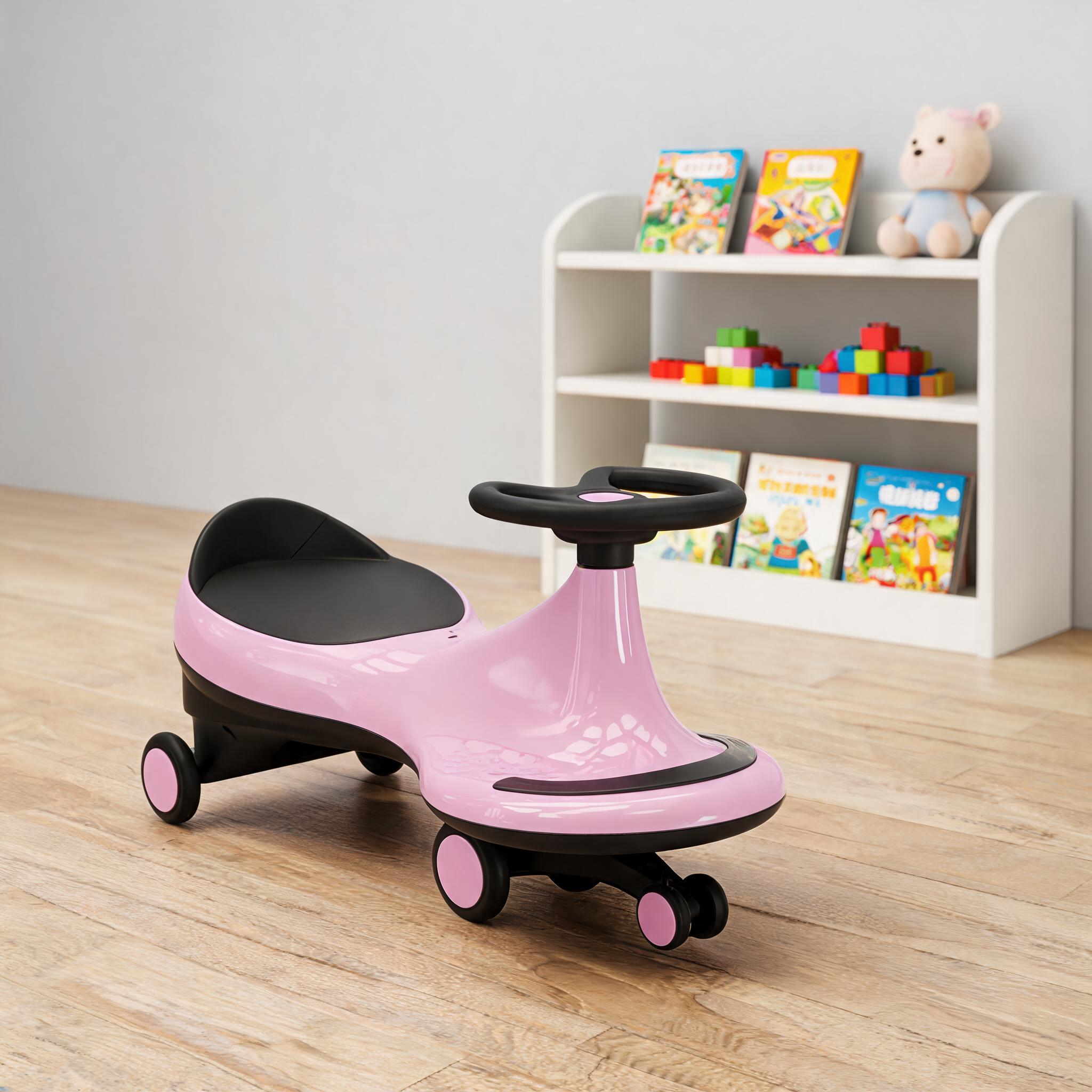 Pink Ride On Wiggle Car For Kids