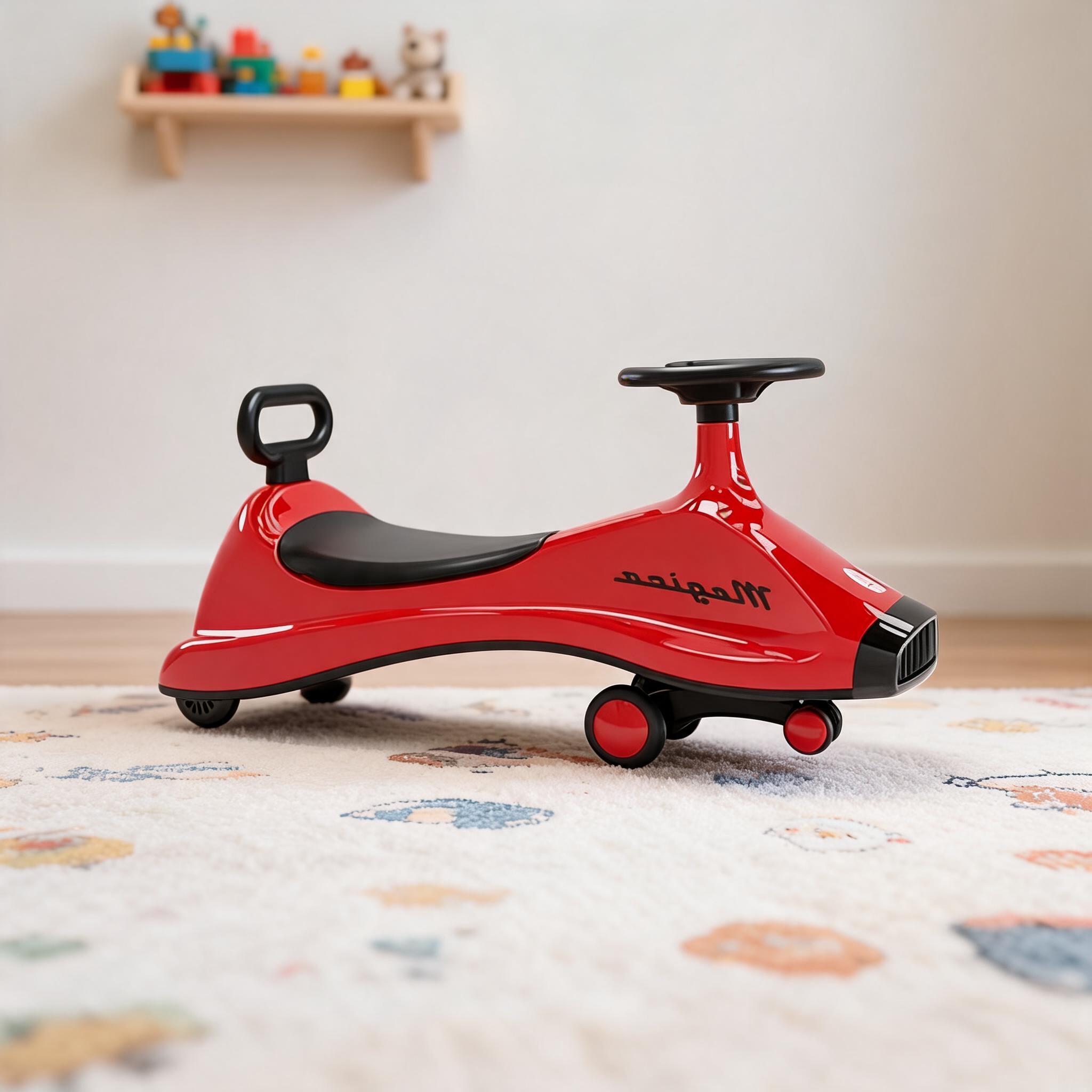 Red Ride On Wiggle Car For Kids
