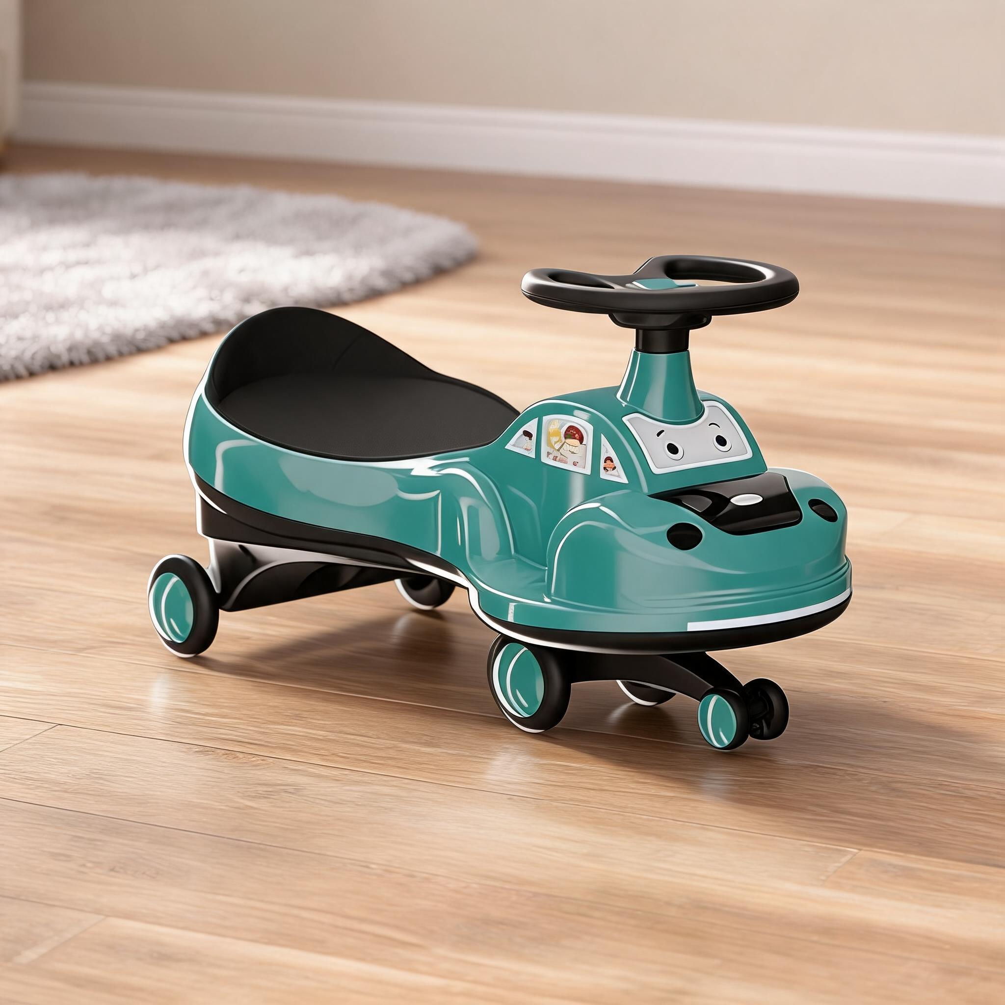 Green Ride On Toy Car For Toddlers