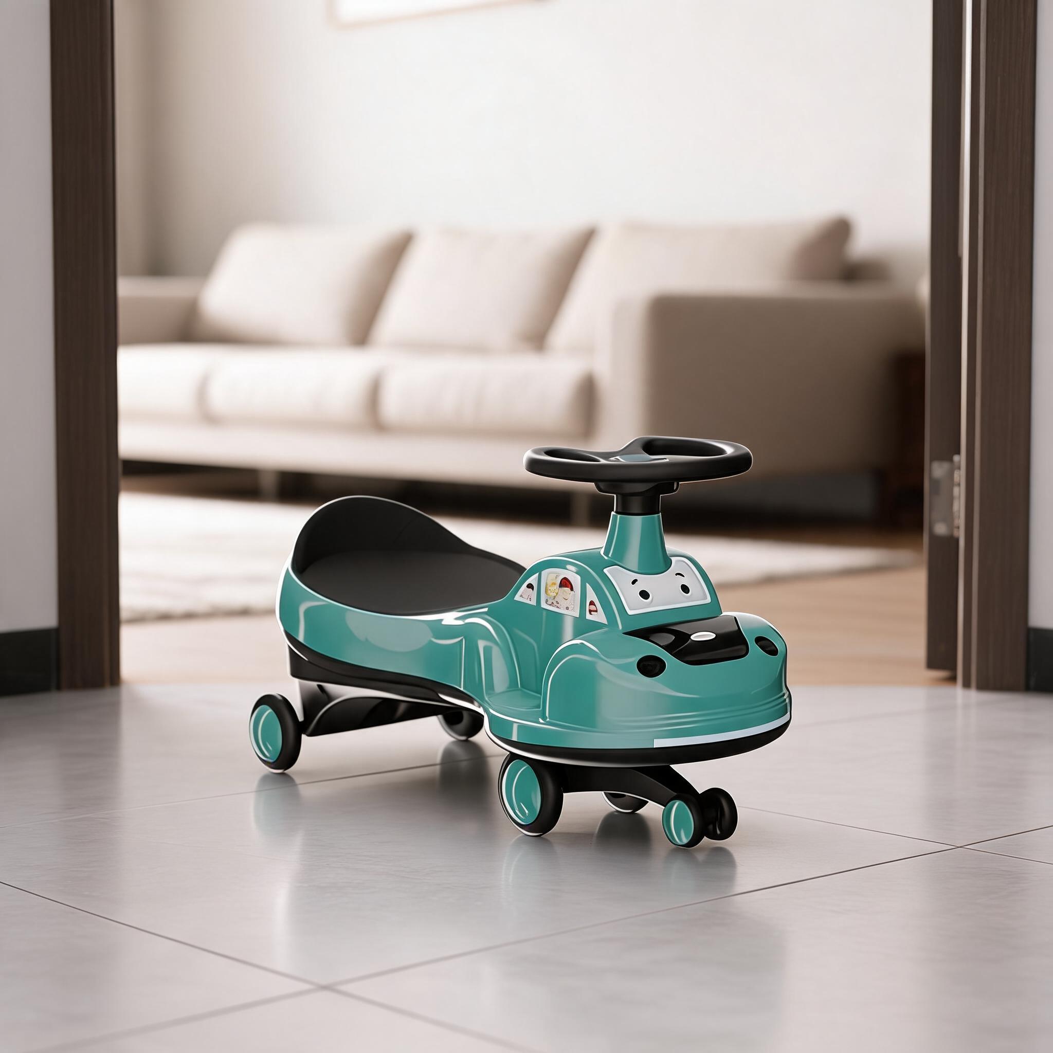 Green Ride On Toy Car For Toddlers
