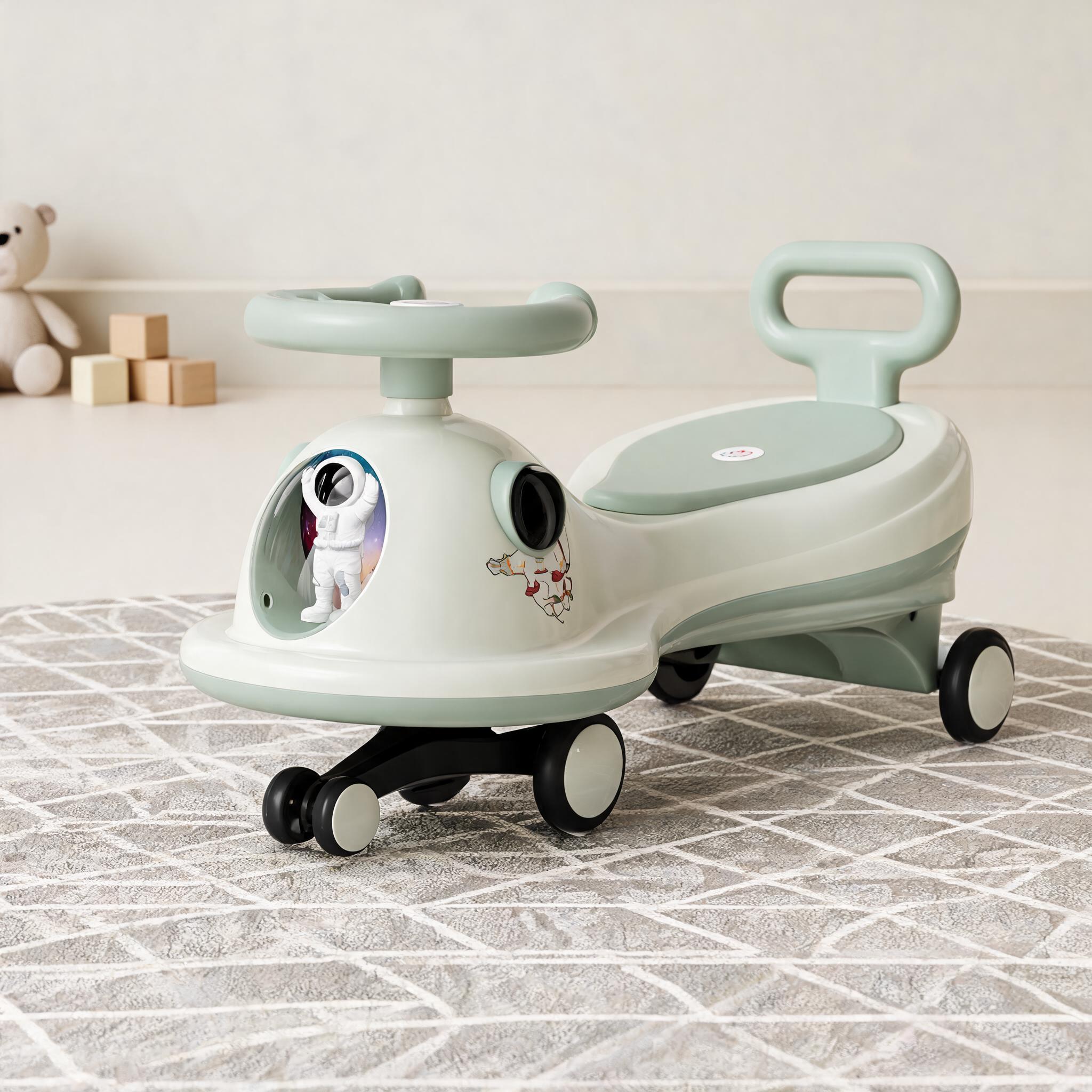 Mint Green Baby Push Ride On Car