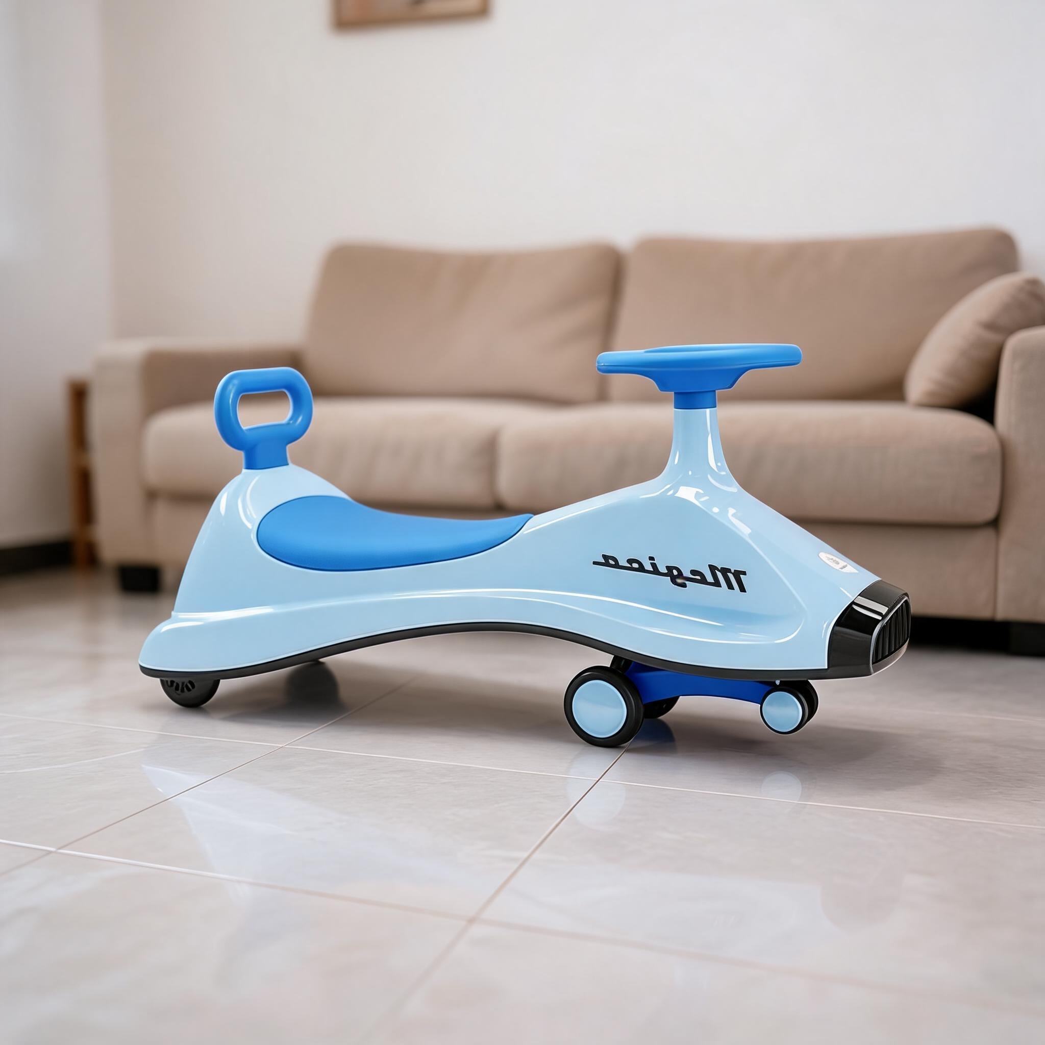 Blue Ride On Wiggle Car Toy