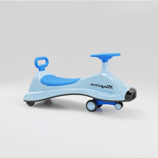 Blue Ride On Wiggle Car Toy