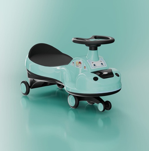 Mint Green Baby Ride On Toy Car