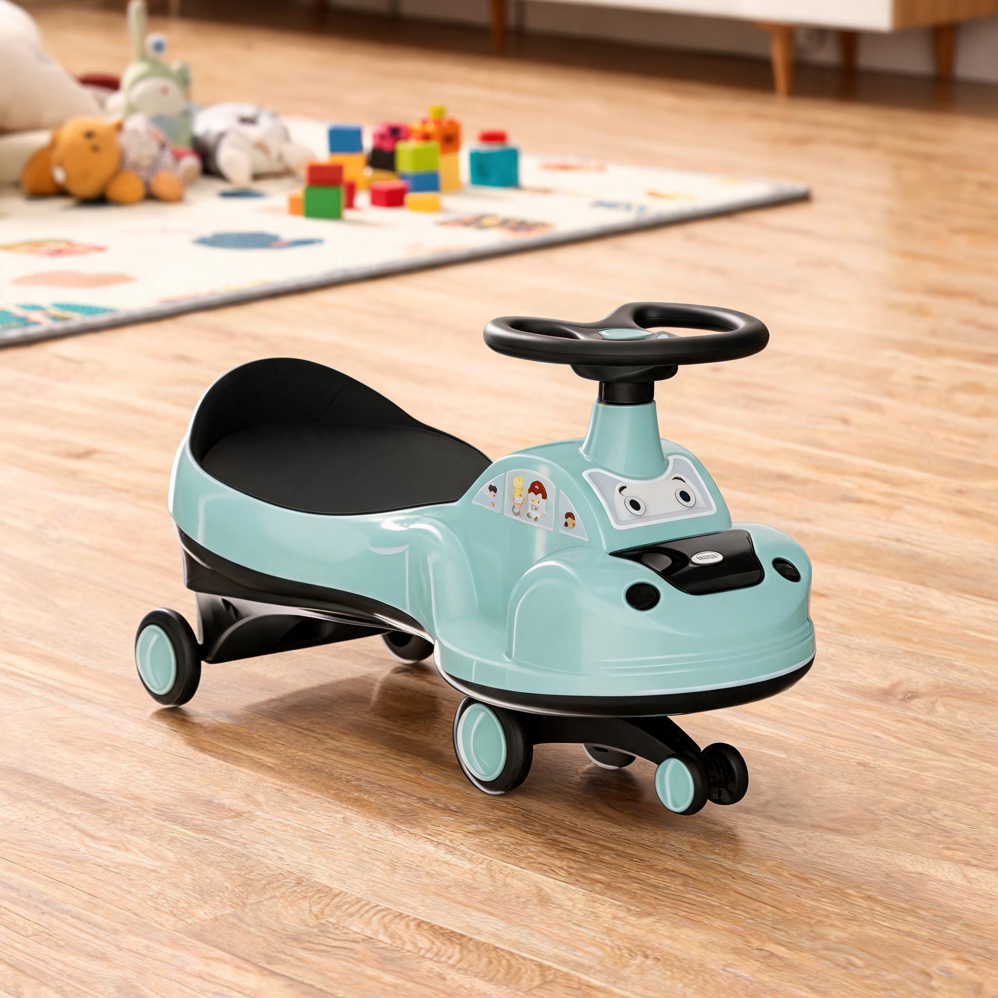 Mint Green Baby Ride On Toy Car