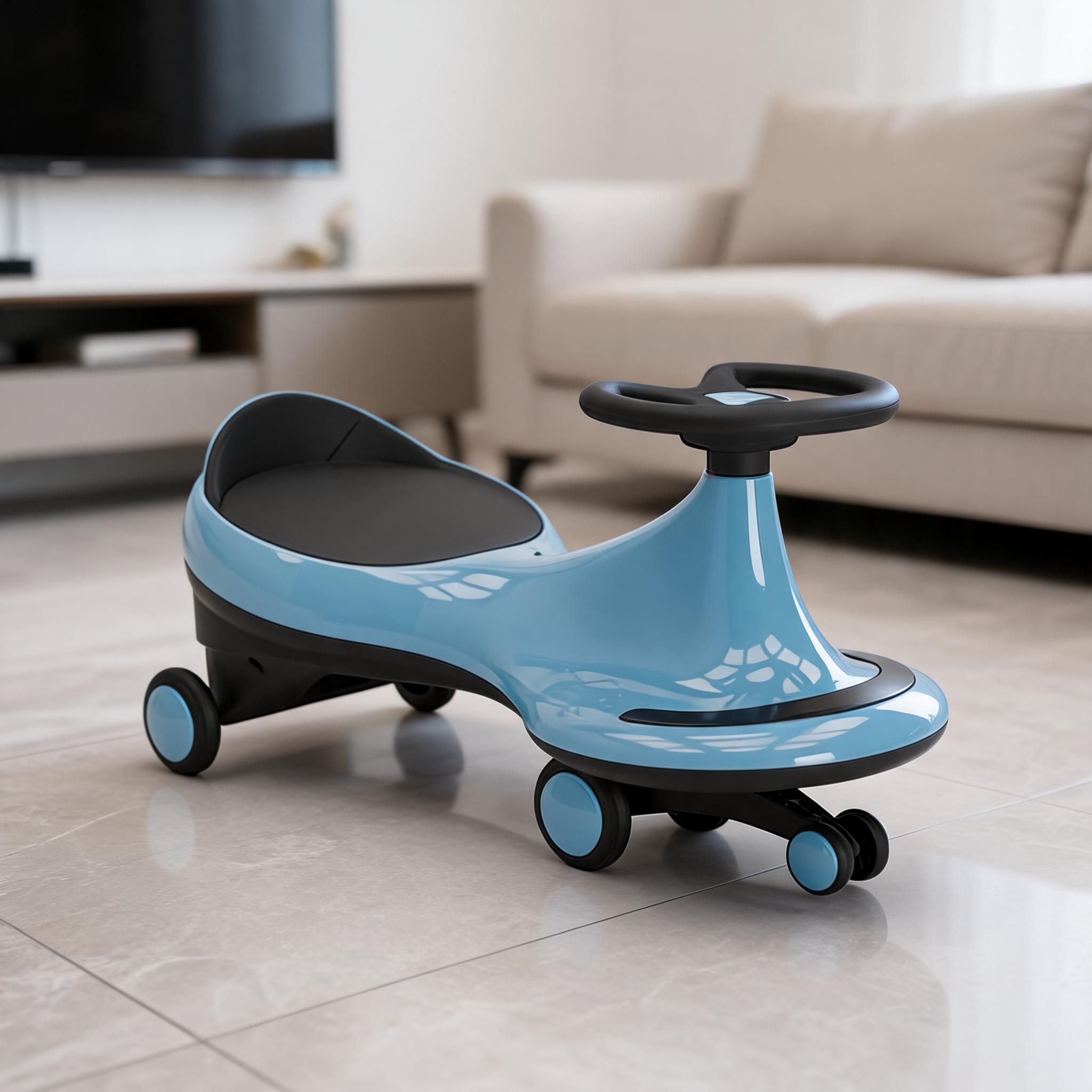 Blue Kids Ride On Wiggle Car