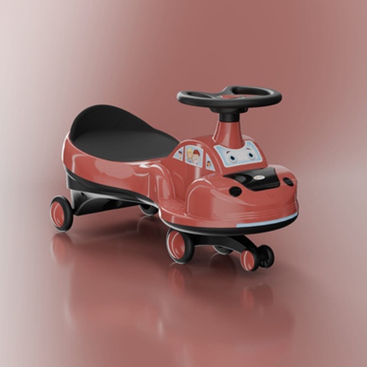 Red Ride On Toy Car With Steering Wheel