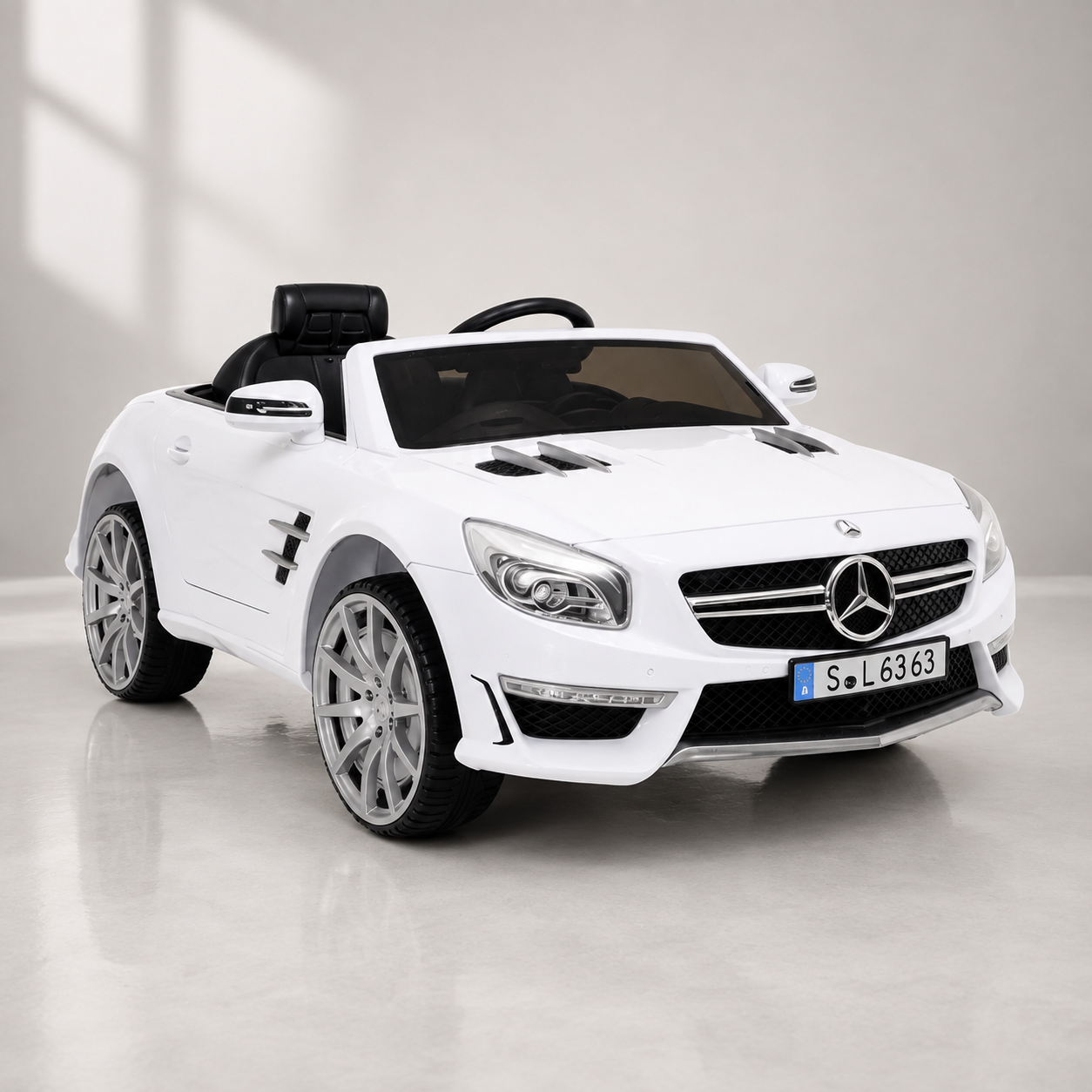 Dream Car Kids Electric Ride-On Car – White